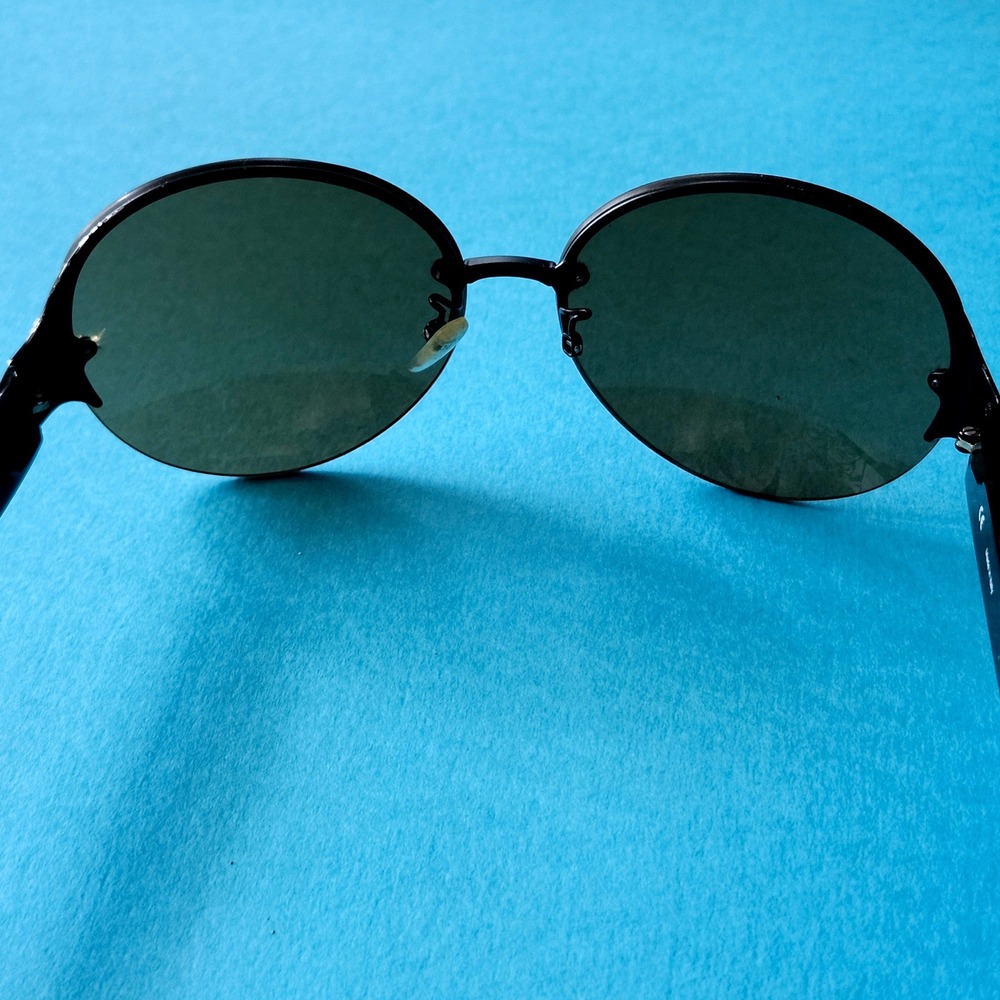 Y2K Vintage Givenchy Rimless Sunglasses Brown Oversized Round Shades SGV 183 - Picture 4 of 8